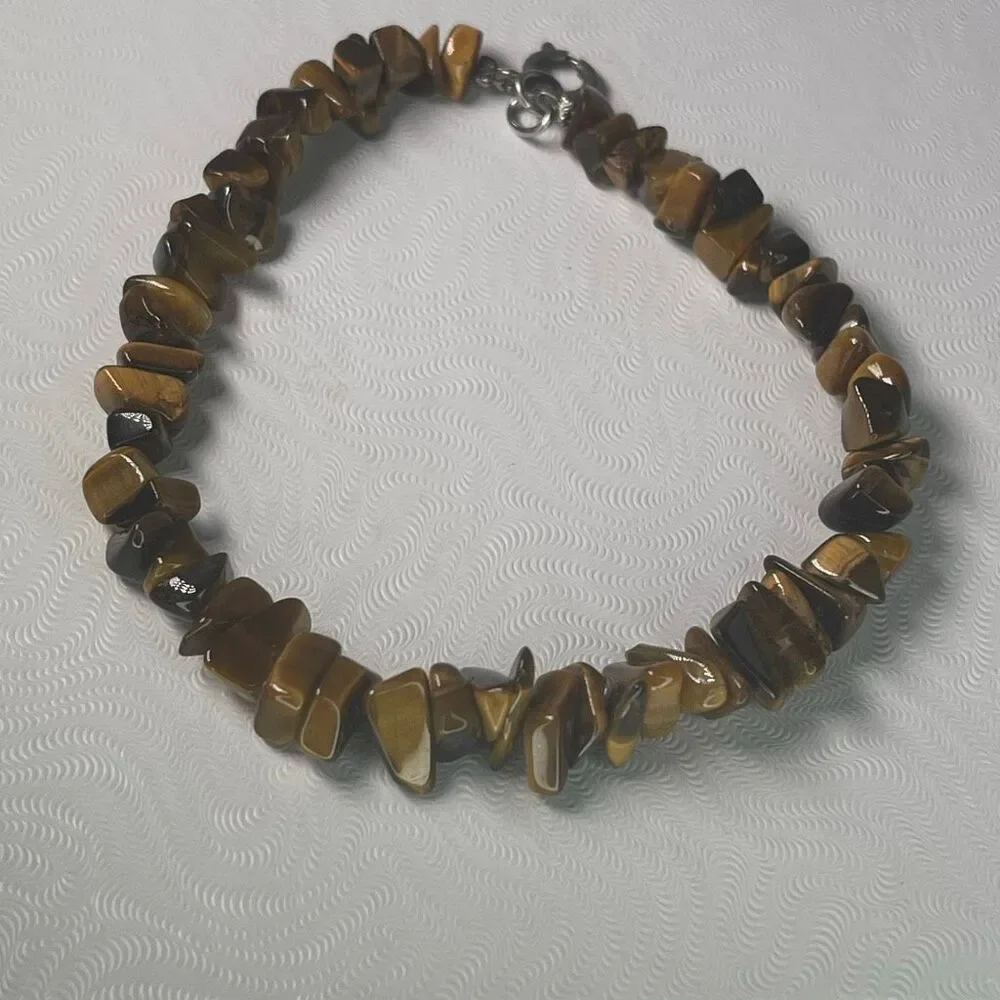 Vintage Tiger eye beaded bracelet